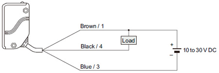 NPN output type EQ-34 Wiring diagram