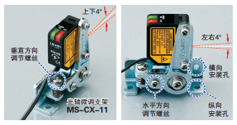 备有光轴微调支架 [MS-CX-11]