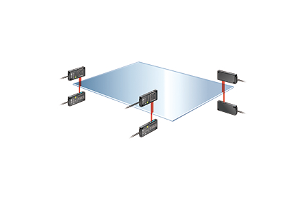 Glass substrate positioning
