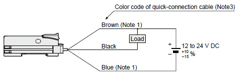 NPN output type FX-551(-C2) Wiring diagram