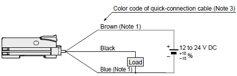 PNP output type FX-551P(-C2) Wiring diagram