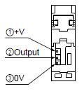 PNP output type FX-551P(-C2) Terminal arrangement diagram