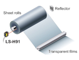 Detecting the remaining amount of sheet rolls