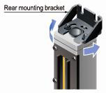 Mounting bracket enables easy beam-axis alignment