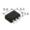 MOSFETドライバ　DIP6pin　サーフェスマウント端子