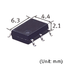 PhotoMOS GU SOP 1 Form B (SOP6-pin type)