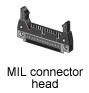 MIL connector head