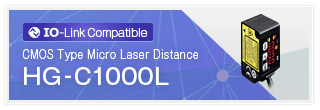 CMOS Type Micro Laser Distance Sensor HG-C1000L