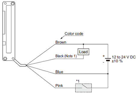 NPN output type NA1-11 Wiring diagram