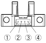 Connector pin position