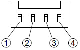 PNP output type Terminal arrangement diagram