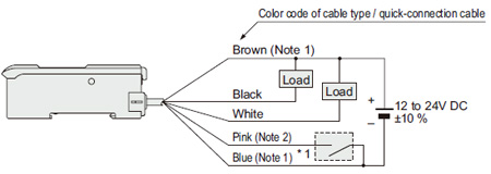 NPN output type LS-401(-C2 ) LS-403 I/O Wiring diagram