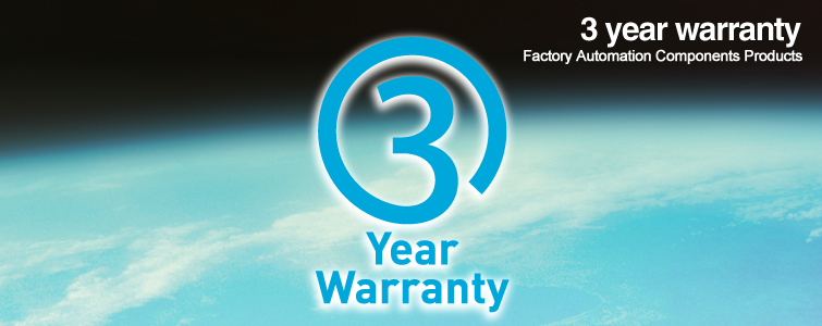 3 year warranty FA Sensors & Components Products
