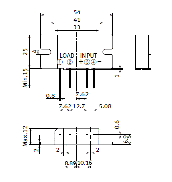 10 A type External dimensions