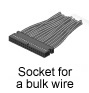 Socket for a bulk wire