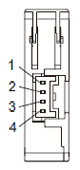 NPN output type FX-10□(-Z/-CC2) Terminal arrangement diagram Connector type