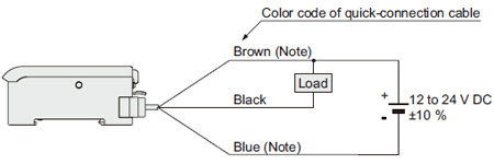 NPN output type FX-301(-HS) Wiring diagram