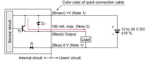 FX-301P-F7 FX-301P-F I/O circuit diagram