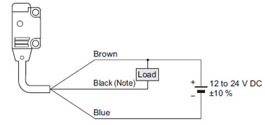 NPN output type EX-11□ EX-13□ EX-19□ EX-14□ Wiring diagram