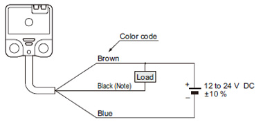 NPN output type Wiring diagram