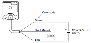 PNP output type Wiring diagram