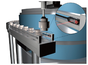 Detection of parts in parts feeder