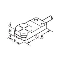 Rectangular-shaped Inductive Proximity Sensor GX-F/H