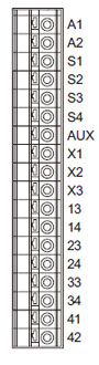 SF-C13 Terminal arrangement diagram