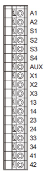SF-C13 Terminal arrangement diagram