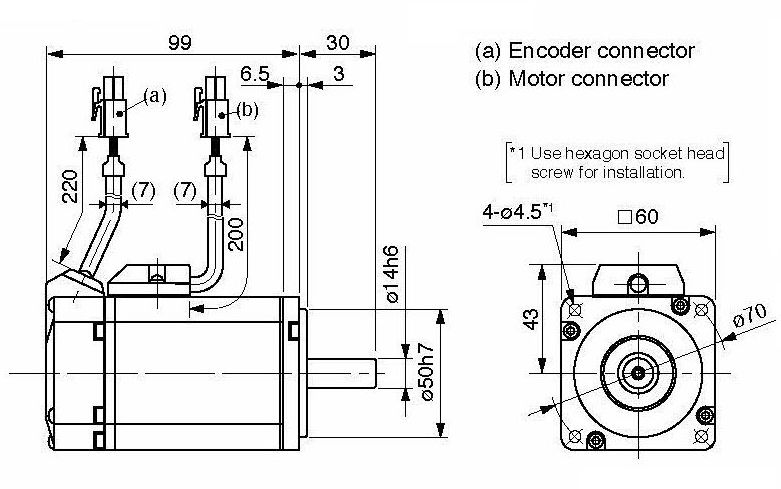 Details about   1pc Panasonic servo motor MSM011A2NE