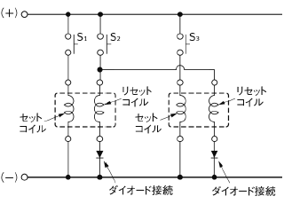 図2リセットコイルの並列接続