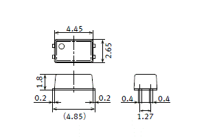 MOSFETドライバSSOP外形寸法図
