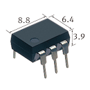 GU 1b (6pin) 標準P/C板端子