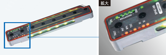 超薄型ライトカーテン SF4Cシリーズのレーザー樹脂溶着事例