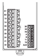 SF-C11とSF4BシリーズまたはSF2Bシリーズとの接続図 端子配列図