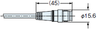 中継コネクタタイプ（ミューティング機能付）SF4B-□CA-J05のコネクタ部