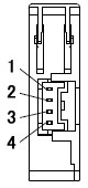 NPN出力タイプ FX-10□(-Z/-CC2) 端子配列図