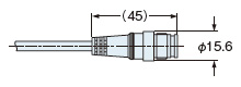 중계 커넥터 타입(뮤팅 기능 장착) SF4B-□CA-J05의 커넥터부